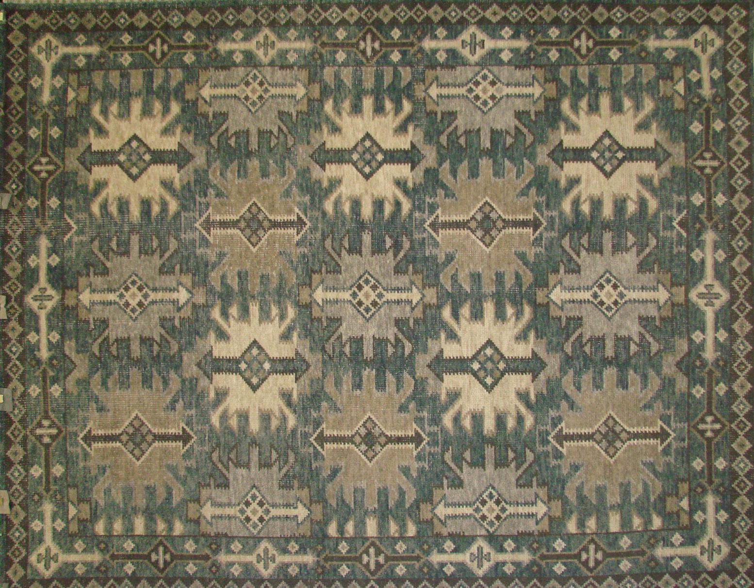 8x10 Oushak Hand Knotted Wool Area Rug - MR021917