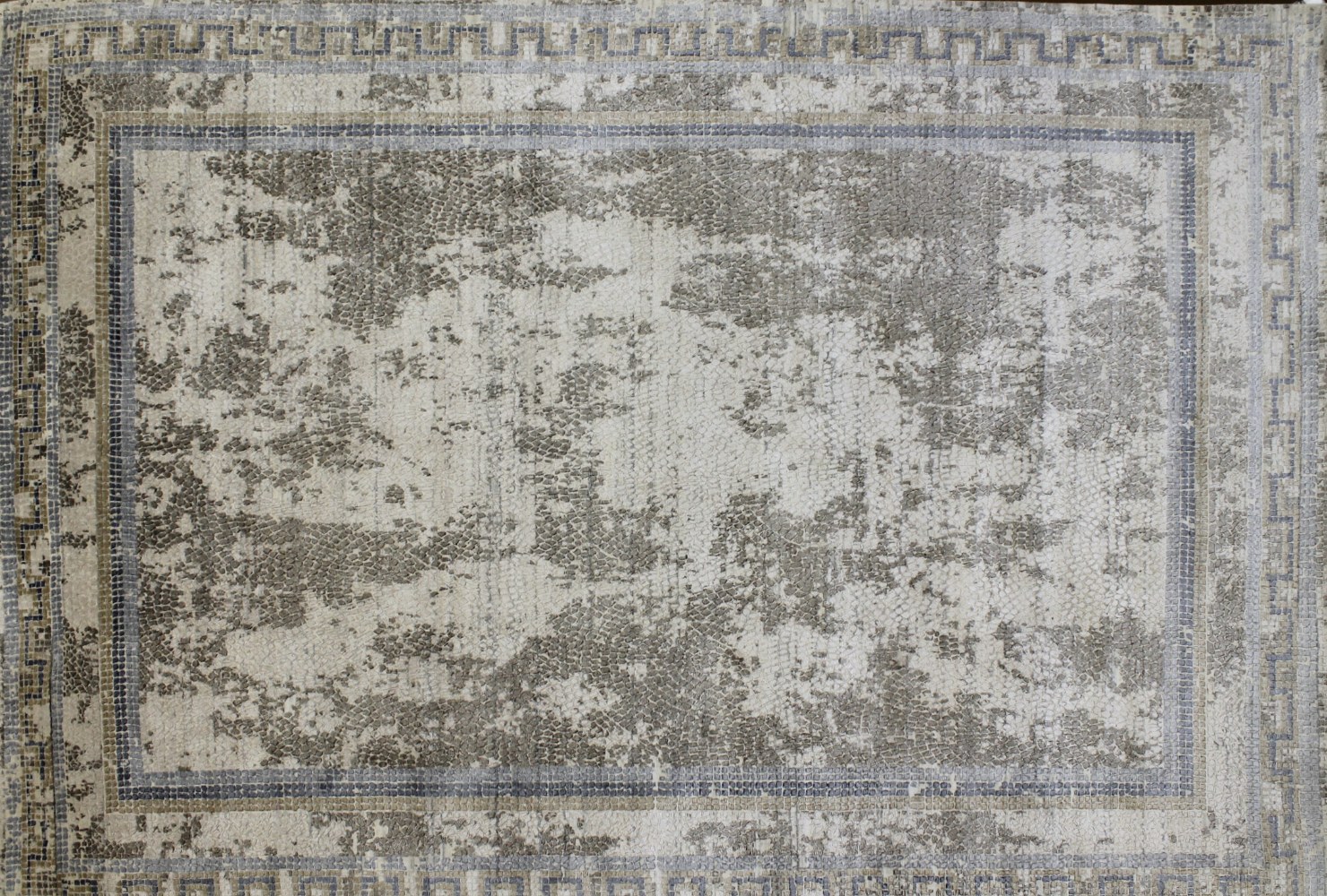 10x14 Transitional Hand Knotted Wool & Viscose Area Rug - MR022667