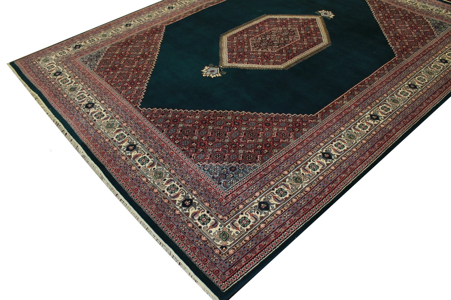 9x12 Traditional Hand Knotted Wool Area Rug - MR0237
