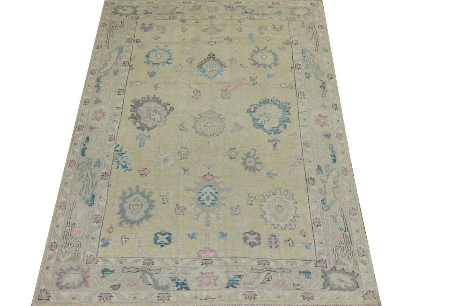 5x7/8 Oushak Hand Knotted Wool Area Rug - MR024428