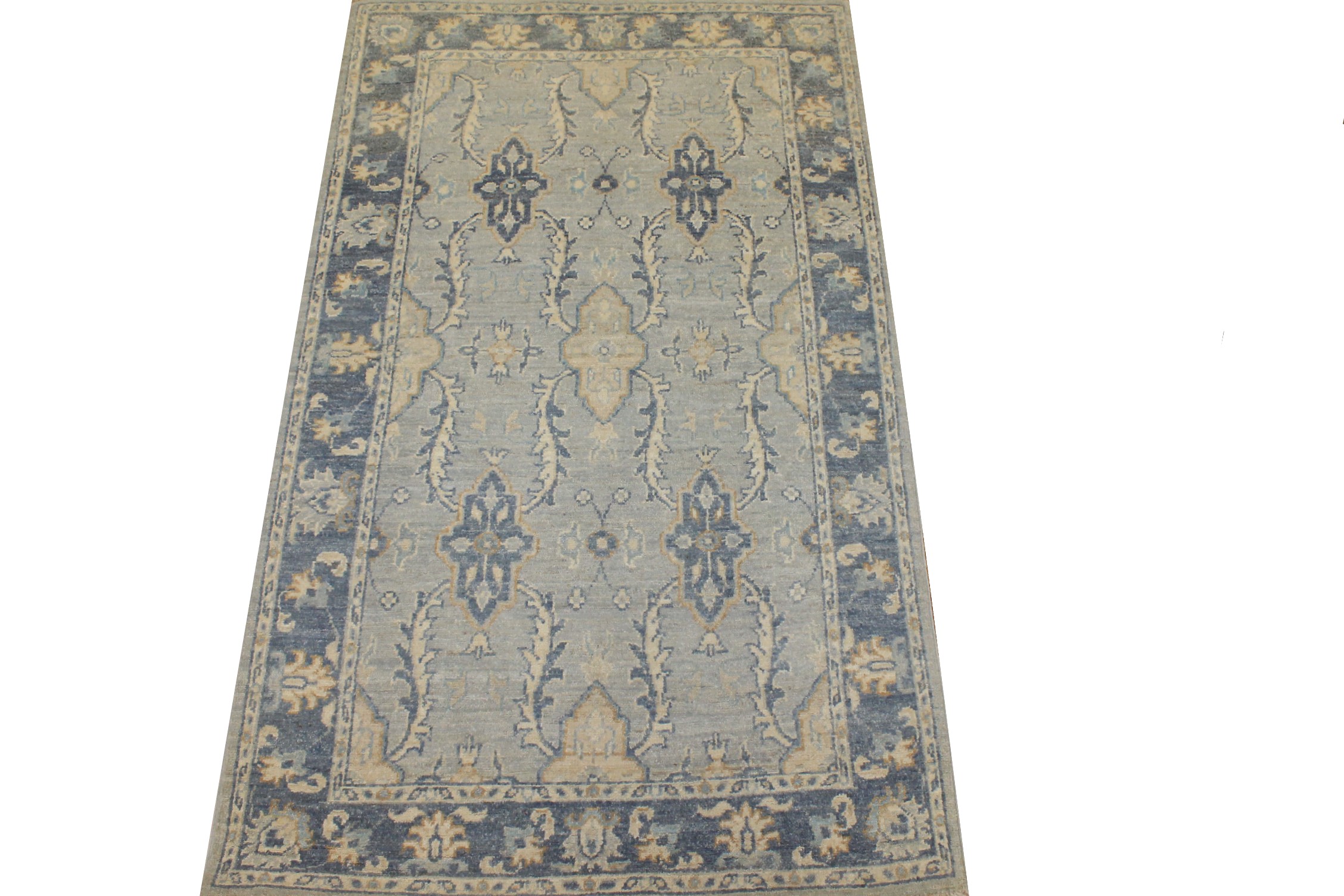 3x5 Peshawar Hand Knotted Wool Area Rug - MR025346