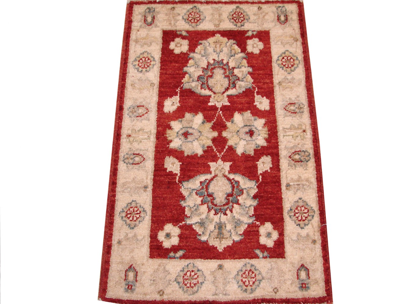 2X3 Peshawar Hand Knotted Wool Area Rug - MR13673