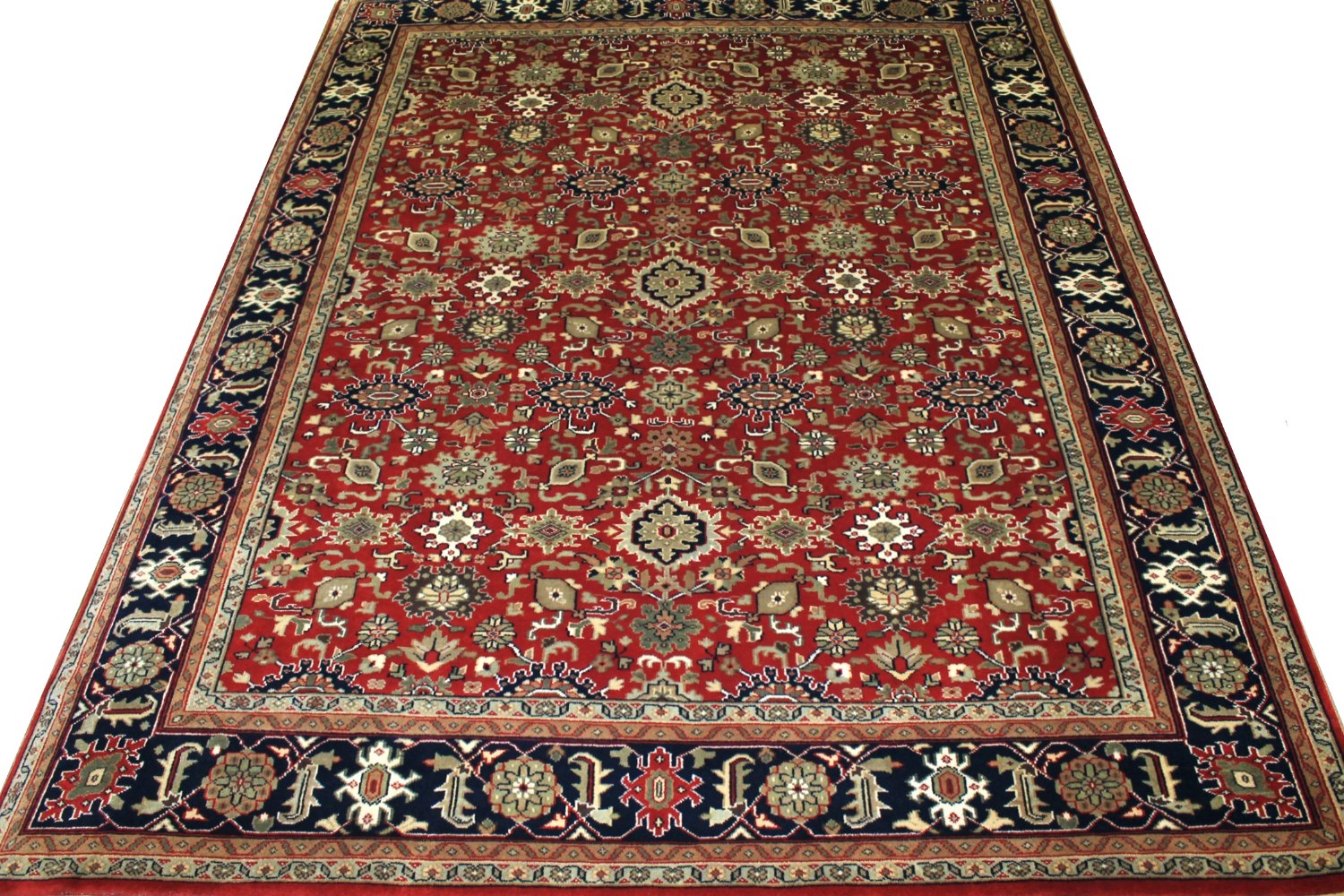 8x10 Traditional Hand Knotted Wool Area Rug - MR15308