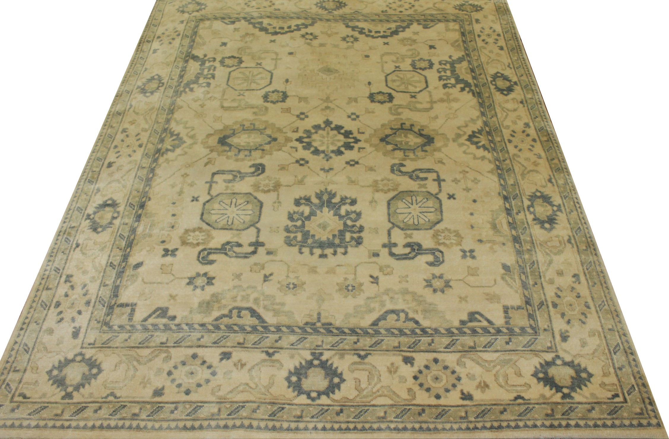 8x10 Oushak Hand Knotted Wool Area Rug - MR15800