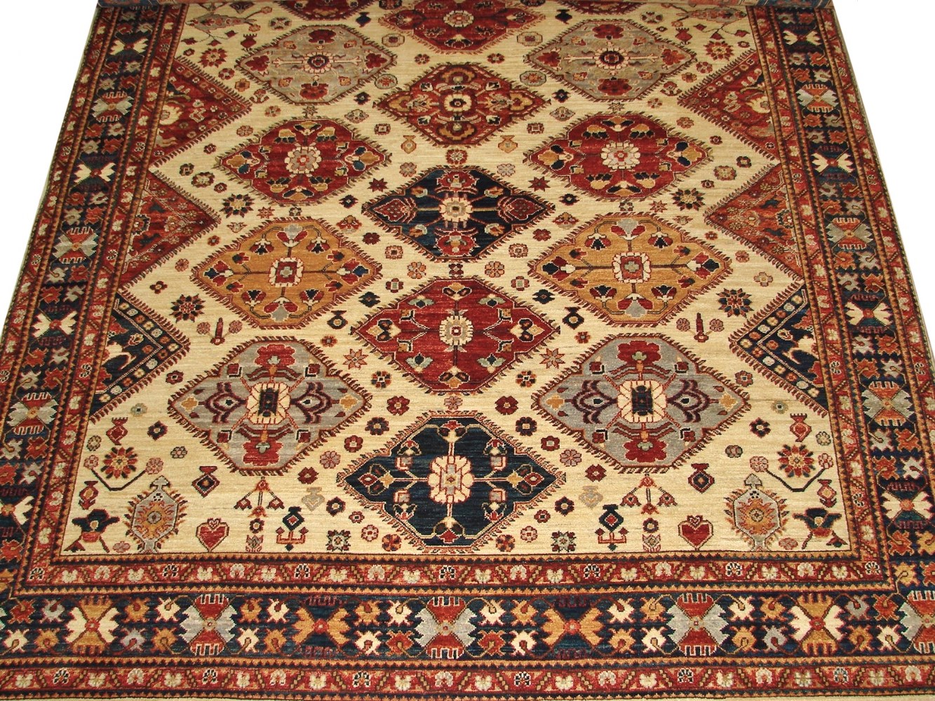 8x10 Peshawar Hand Knotted Wool Area Rug - MR16144