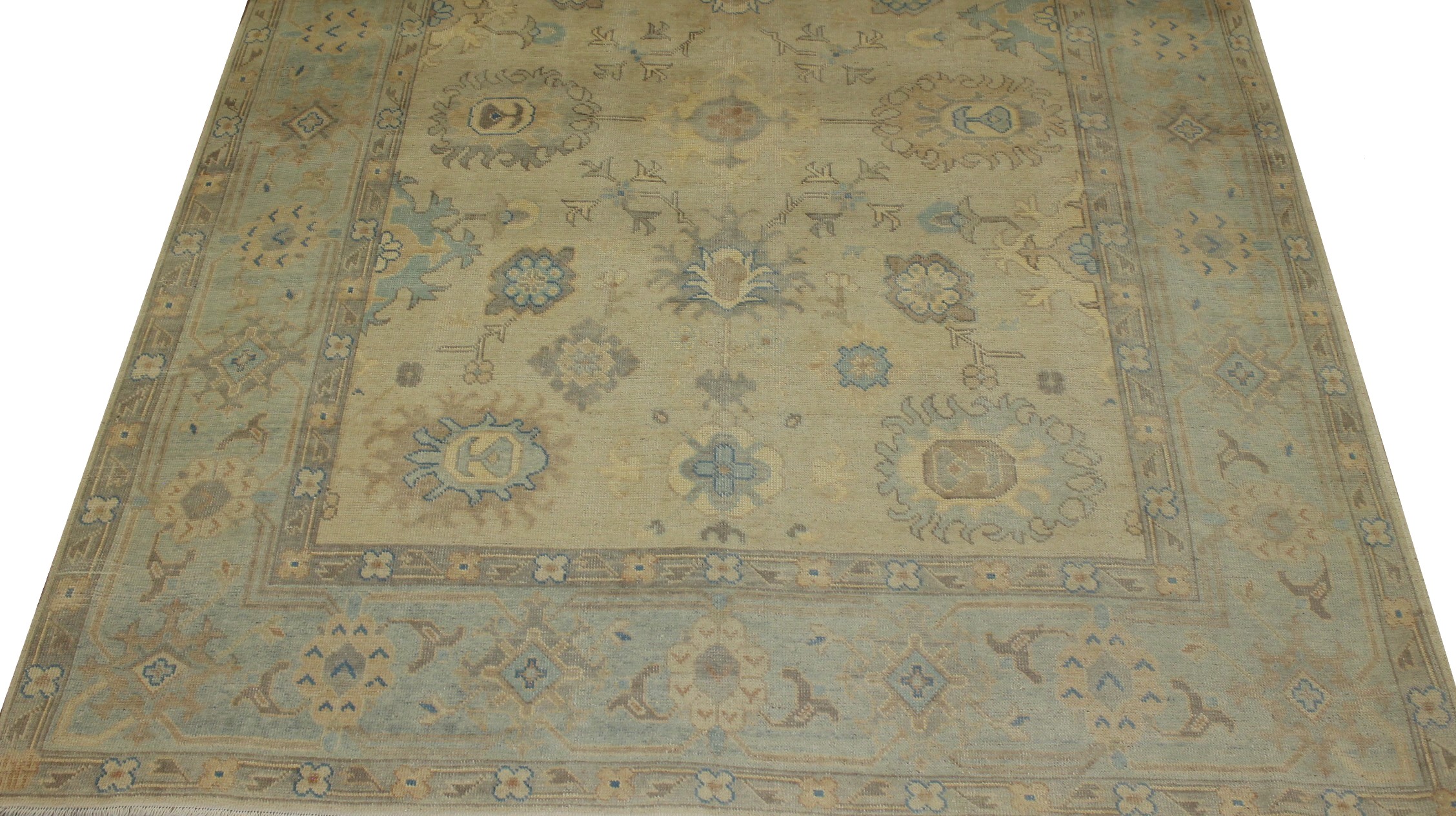 8x10 Oushak Hand Knotted Wool Area Rug - MR16826