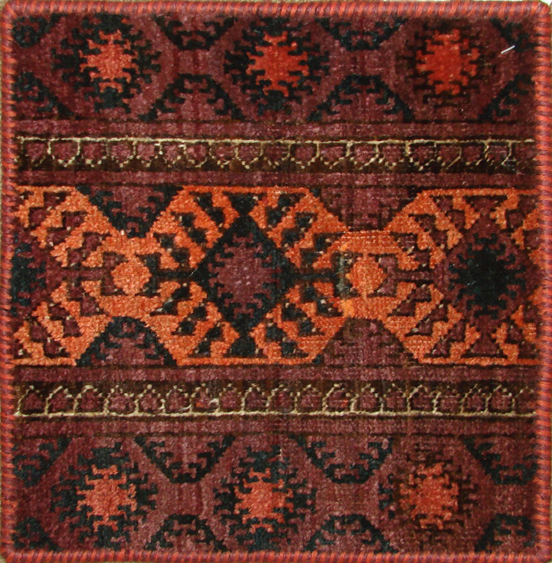 1.6X2 & SMALLER Kazak Hand Knotted Wool Area Rug - MR19471