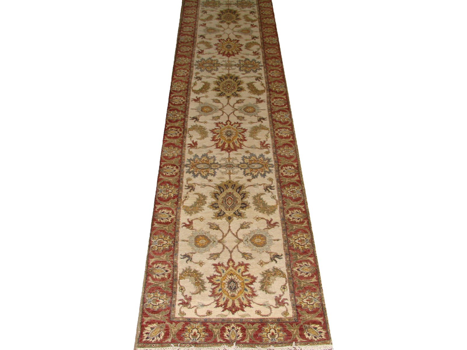 13 & Longer Runner Traditional Hand Knotted Wool Area Rug - MR20948