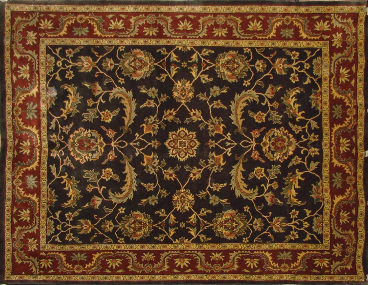 8x10 Traditional Hand Knotted Wool Area Rug - MR0017