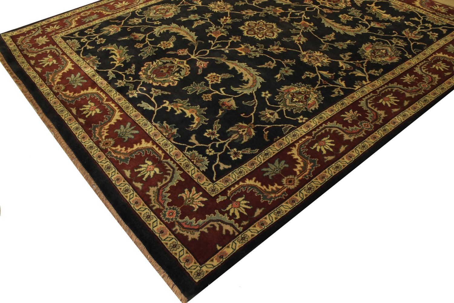 8x10 Traditional Hand Knotted Wool Area Rug - MR0017