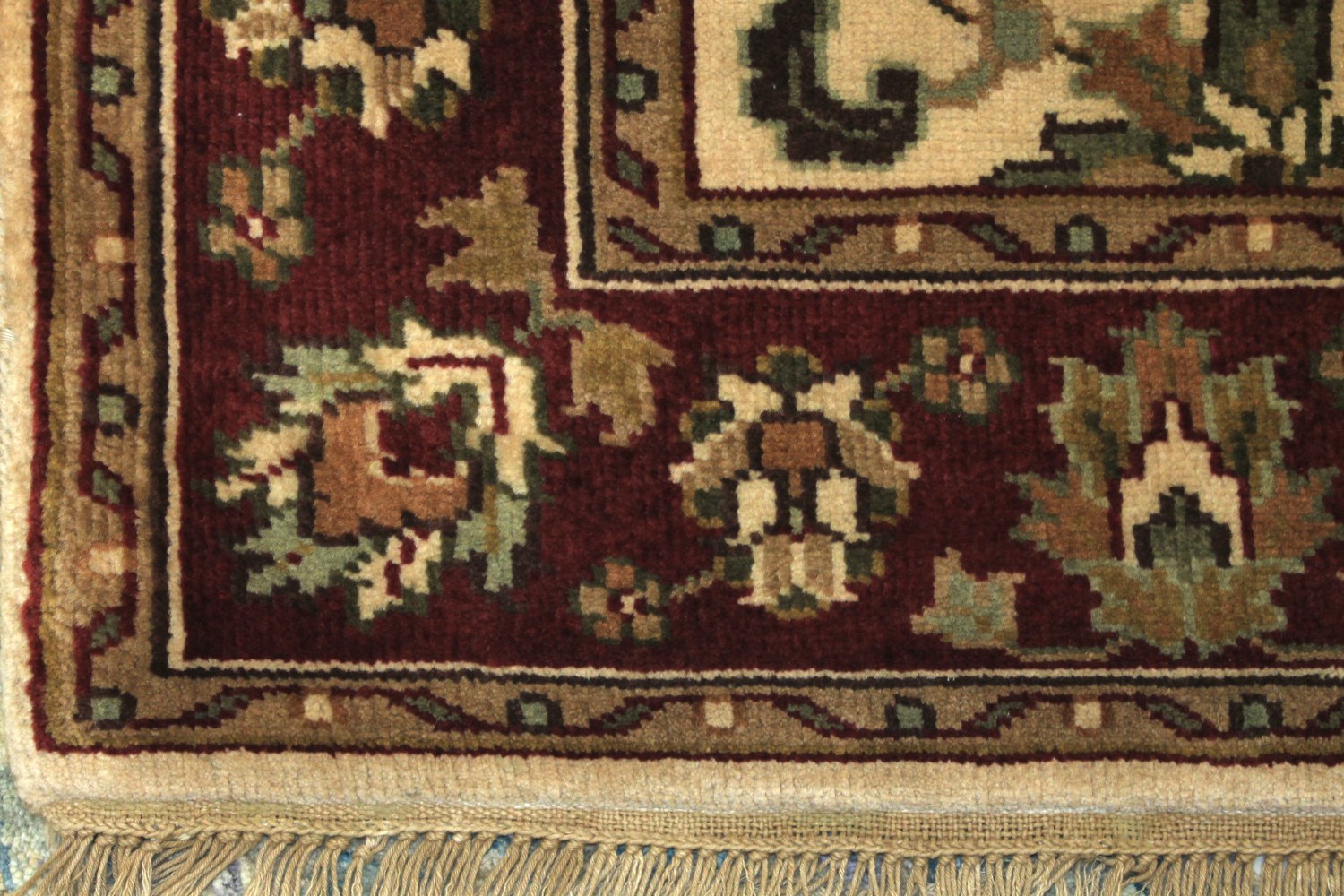 4x6 Traditional Hand Knotted Wool Area Rug - MR0058