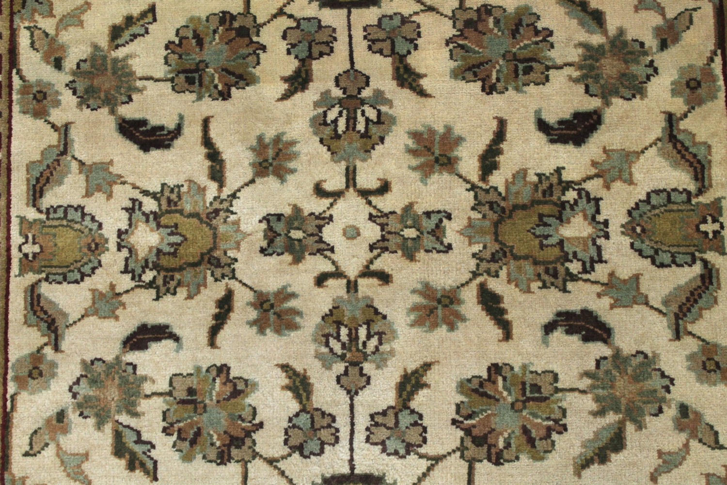 4x6 Traditional Hand Knotted Wool Area Rug - MR0058