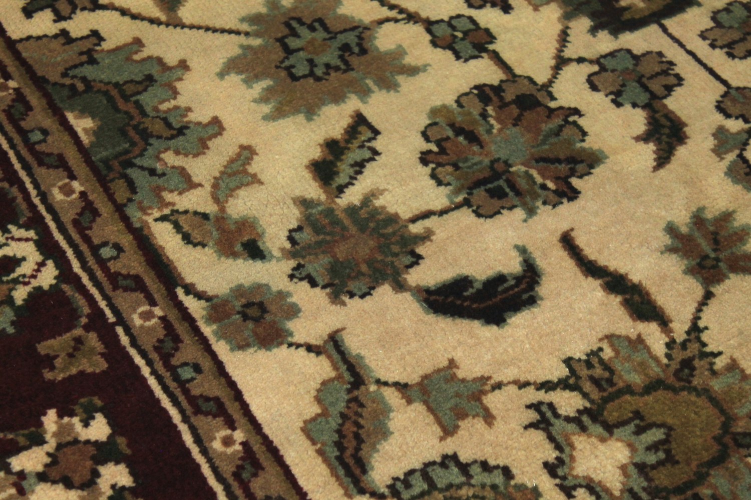 4x6 Traditional Hand Knotted Wool Area Rug - MR0058