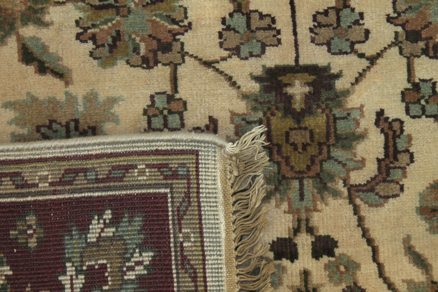 4x6 Traditional Hand Knotted Wool Area Rug - MR0058