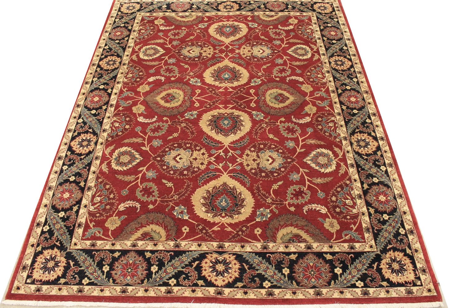 9x12 Traditional Hand Knotted Wool Area Rug - MR006114