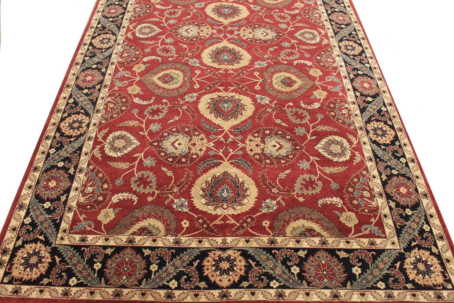 9x12 Traditional Hand Knotted Wool Area Rug - MR006114