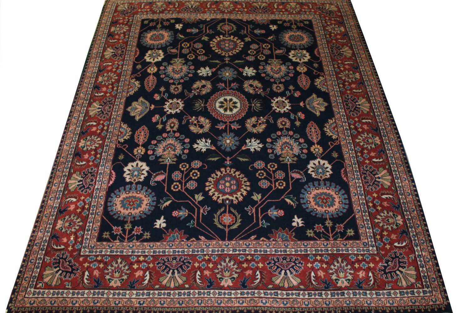 8x10 Traditional Hand Knotted Wool Area Rug - MR0098