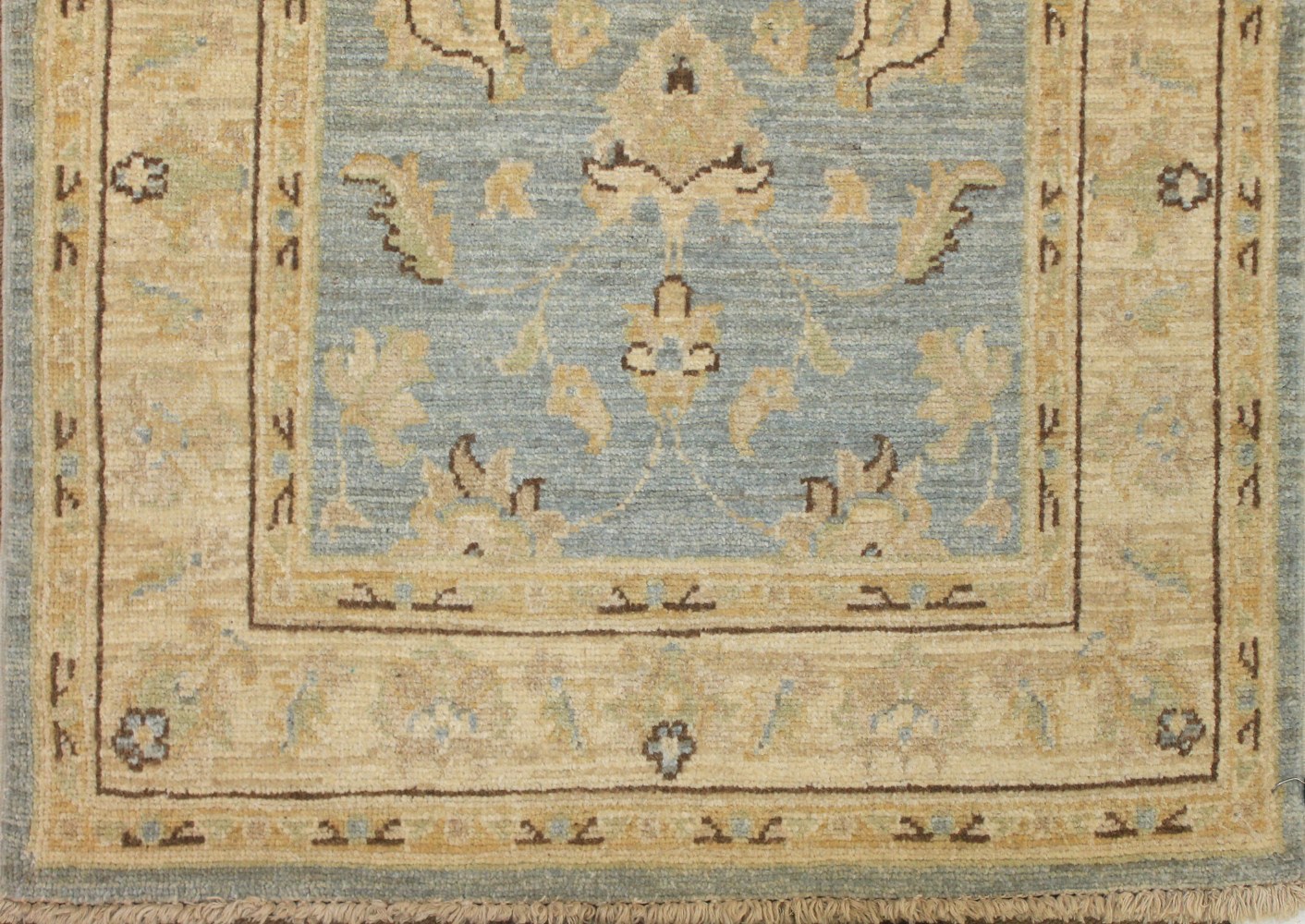 10 ft. Runner Peshawar Hand Knotted Wool Area Rug - MR012017