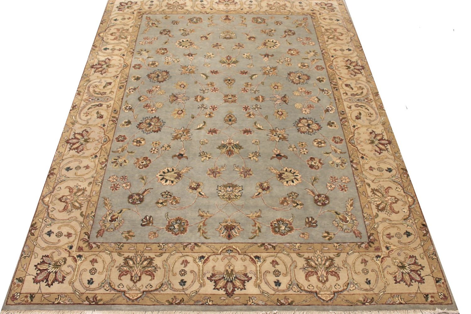 9x12 Traditional Hand Knotted Wool Area Rug - MR012225