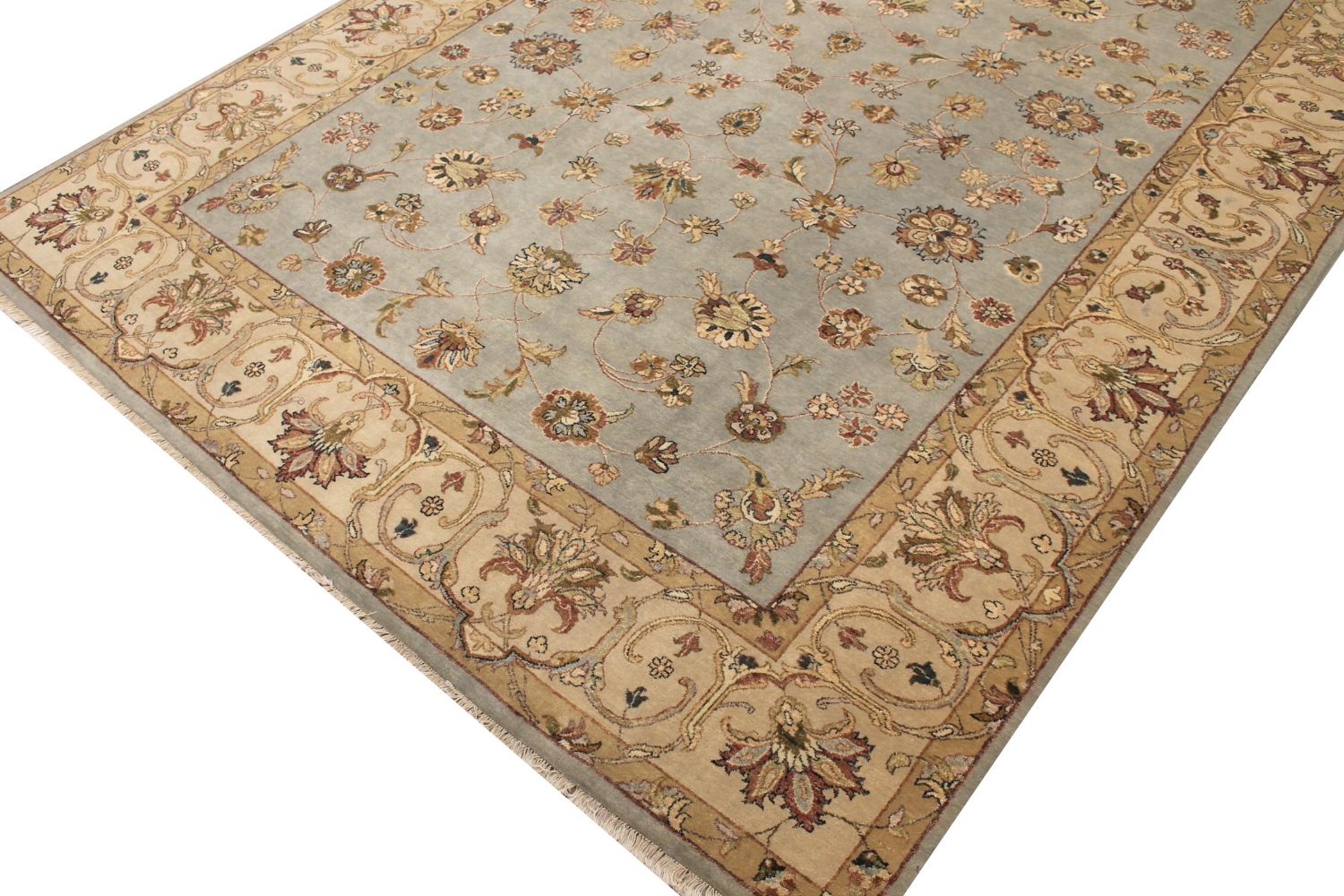 9x12 Traditional Hand Knotted Wool Area Rug - MR012225