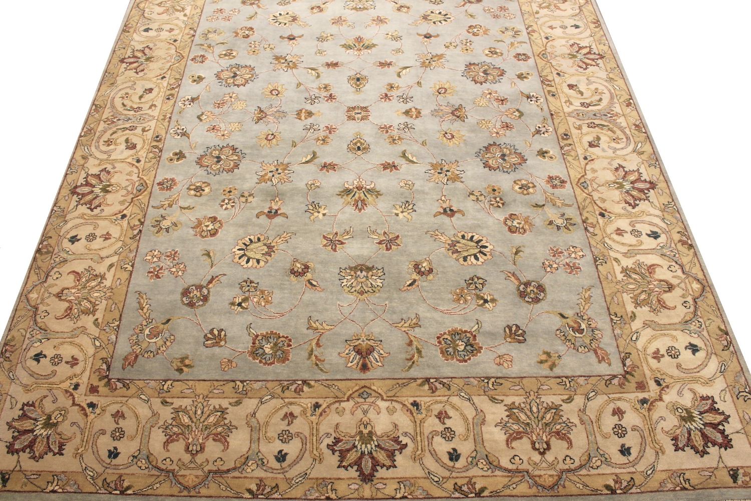 9x12 Traditional Hand Knotted Wool Area Rug - MR012225