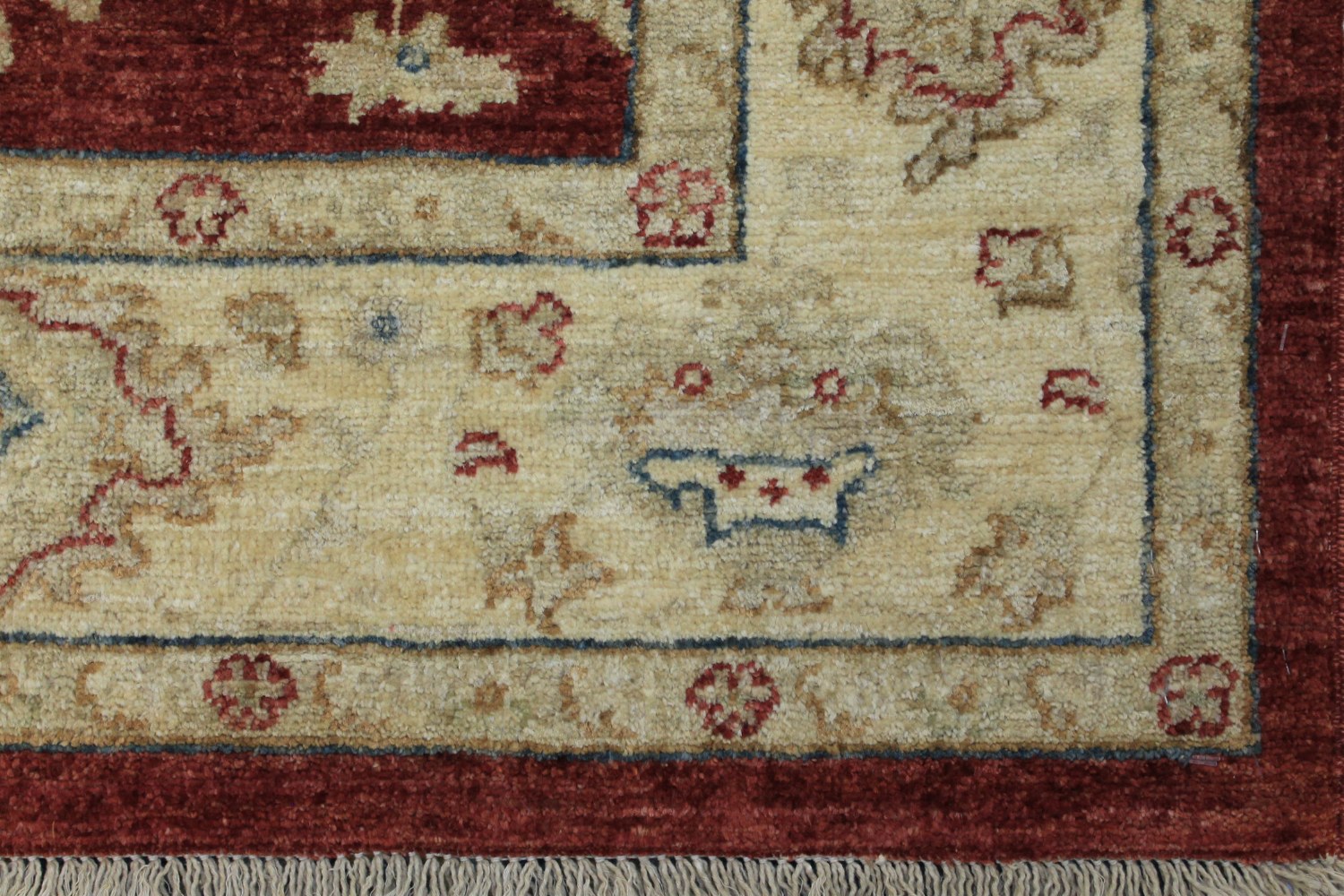 5x7/8 Peshawar Hand Knotted Wool Area Rug - MR013373