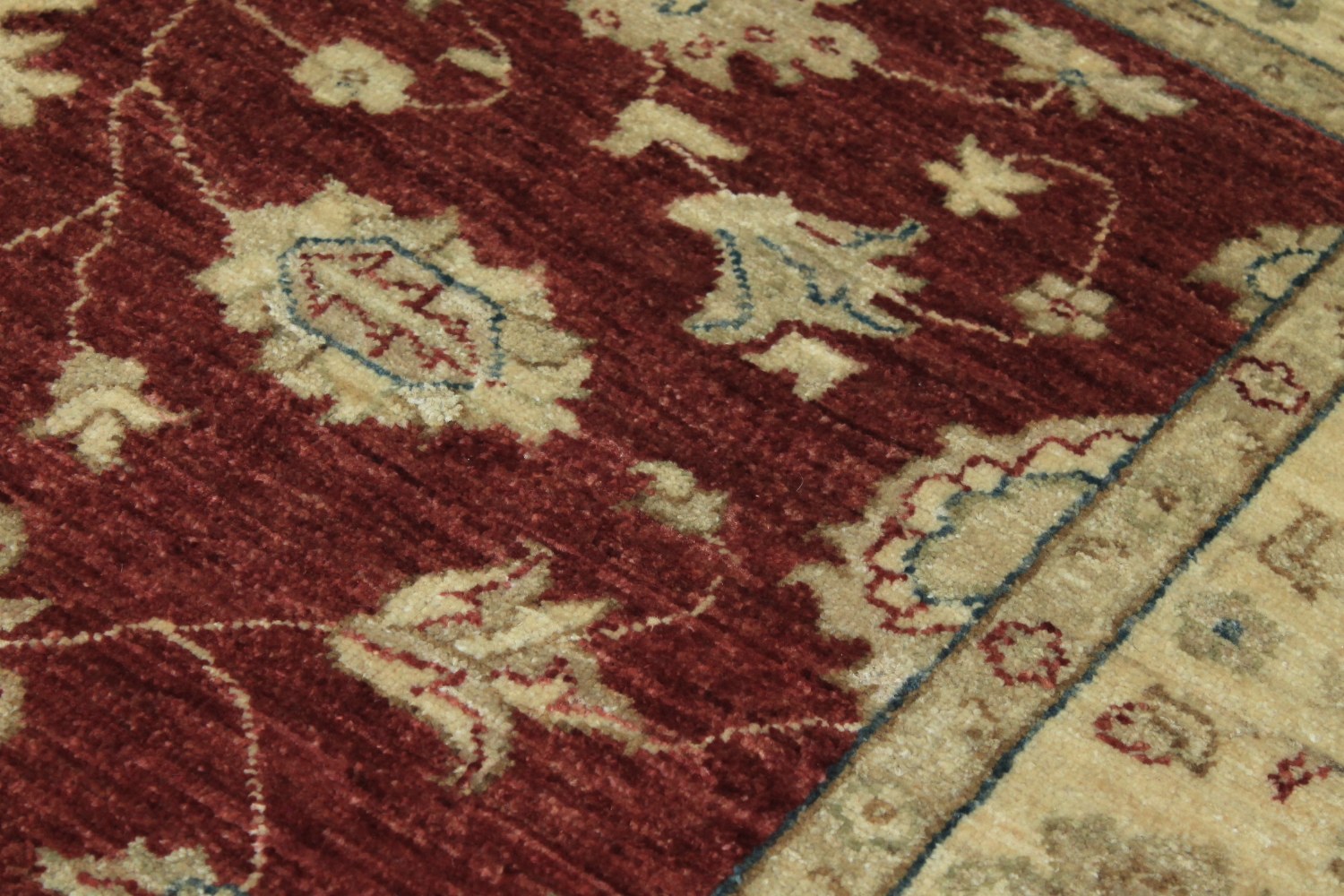 5x7/8 Peshawar Hand Knotted Wool Area Rug - MR013373