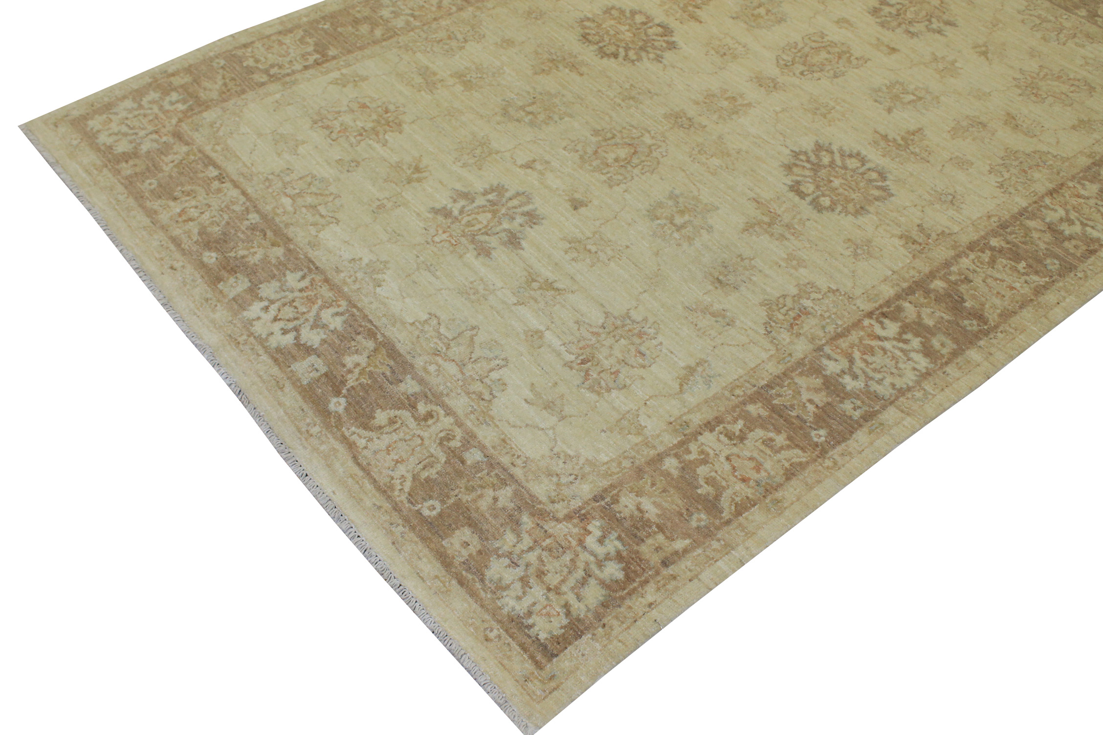 5x7/8 Peshawar Hand Knotted Wool Area Rug - MR013442