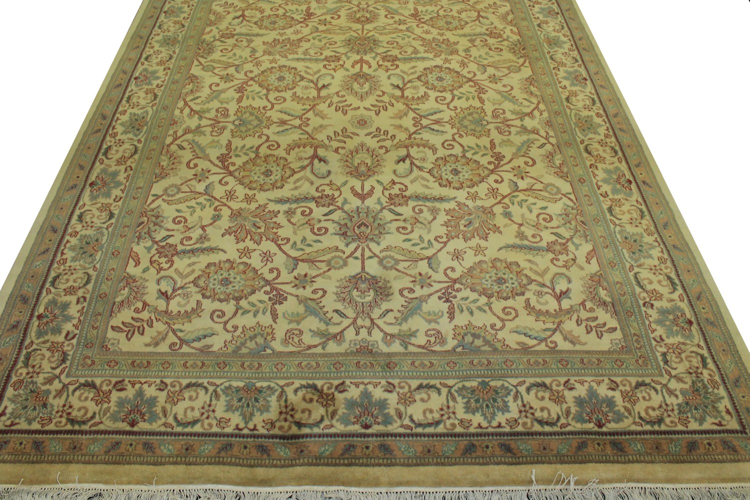 8x10 Traditional Hand Knotted Wool Area Rug - MR0151