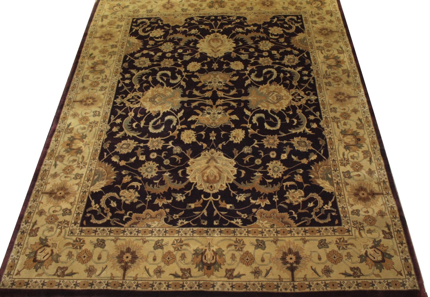 8x10 Traditional Hand Knotted Wool Area Rug - MR0155