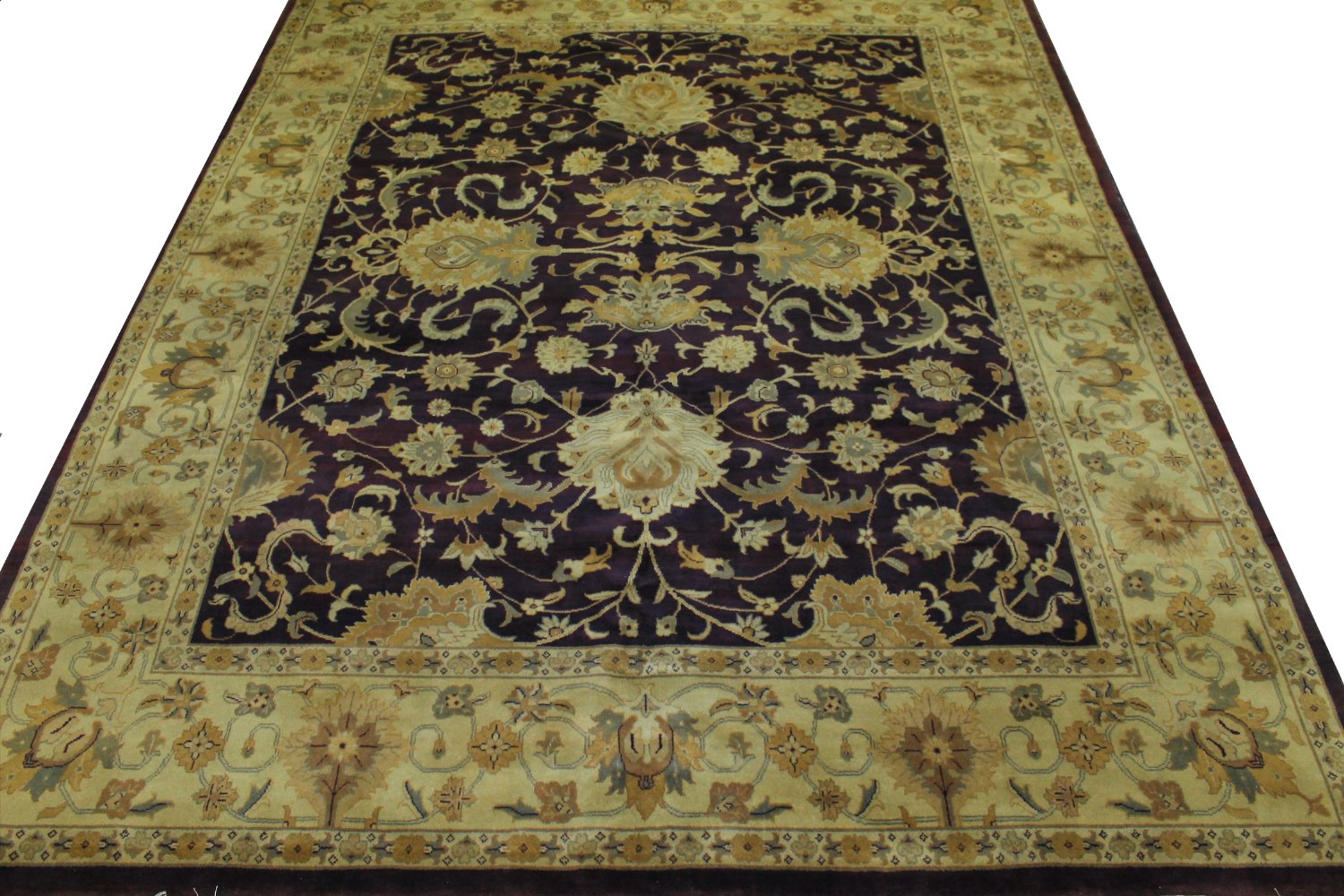 8x10 Traditional Hand Knotted Wool Area Rug - MR0155