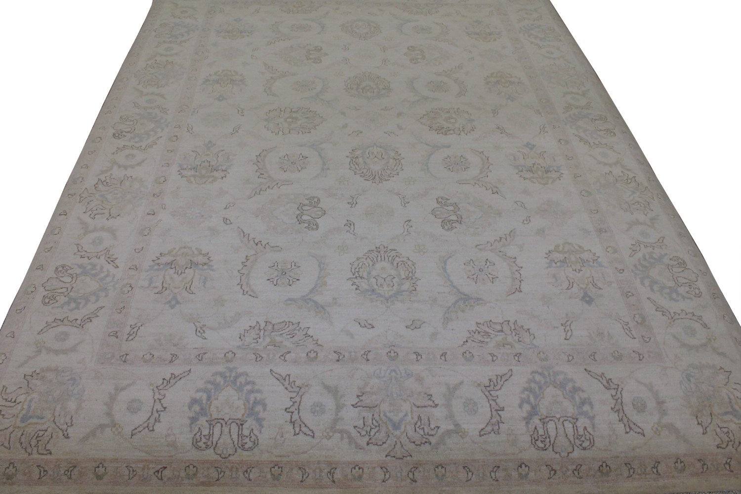 9x12 Peshawar Hand Knotted Wool Area Rug - MR015689