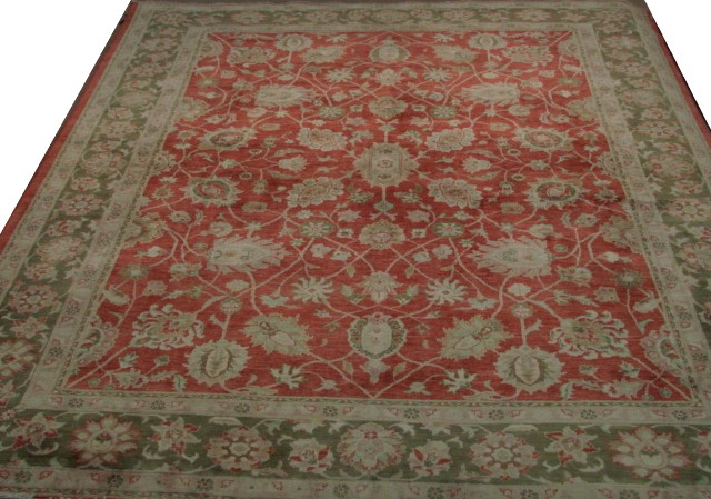 9x12 Peshawar Hand Knotted Wool Area Rug - MR015708