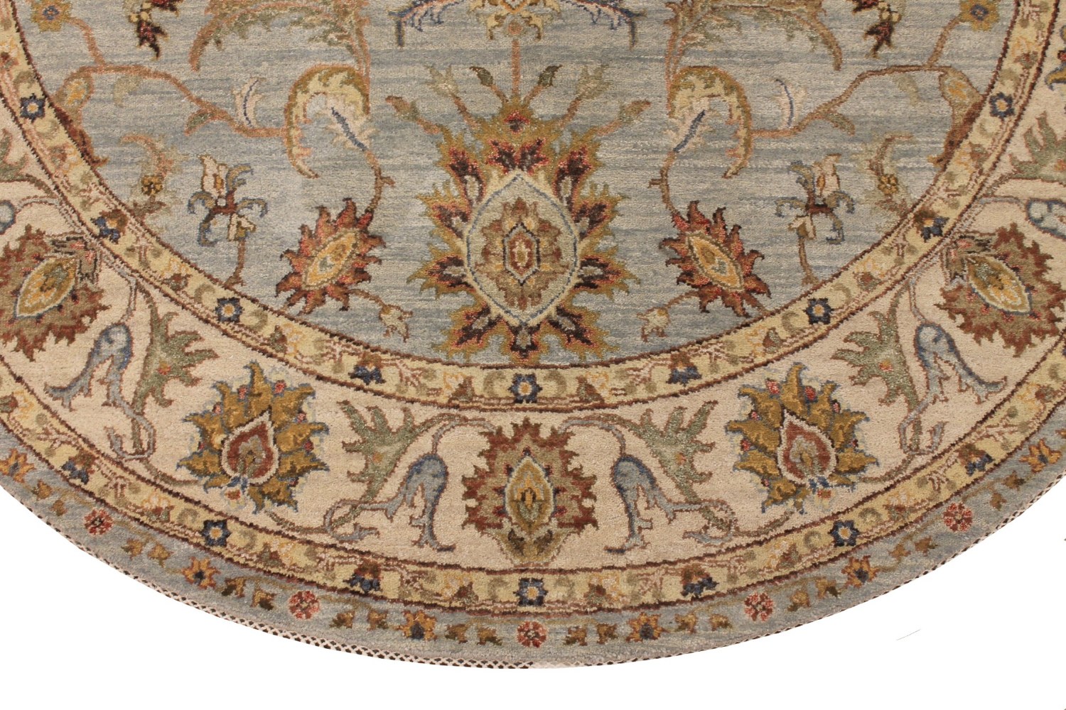 6 ft. - 7 ft. Round & Square Traditional Hand Knotted Wool Area Rug - MR016495