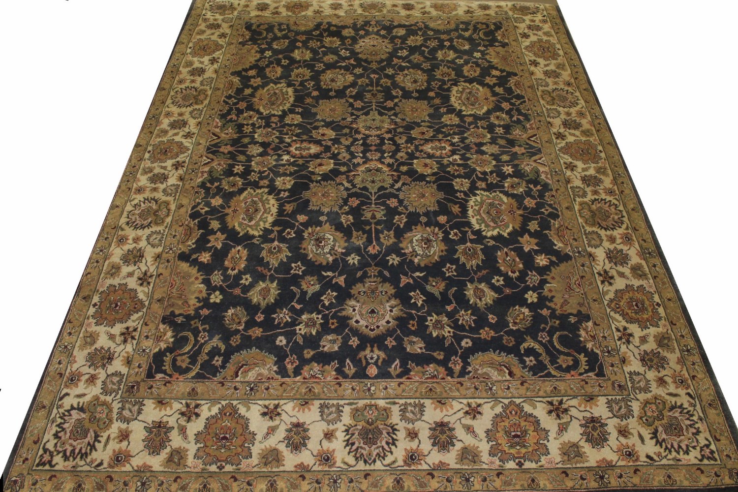 9x12 Traditional Hand Knotted Wool Area Rug - MR0178