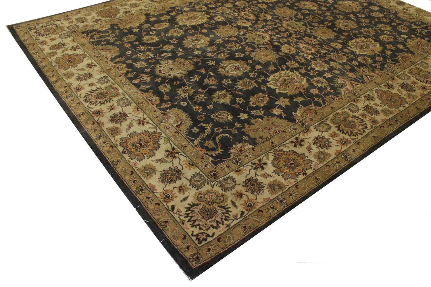 9x12 Traditional Hand Knotted Wool Area Rug - MR0178