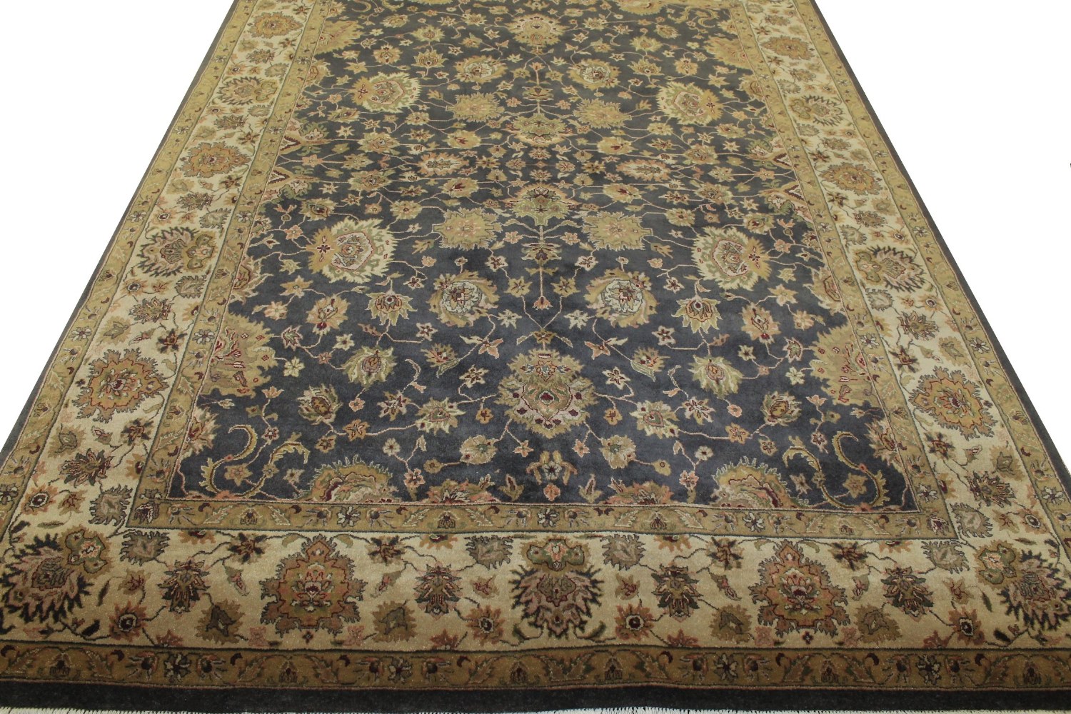 9x12 Traditional Hand Knotted Wool Area Rug - MR0178