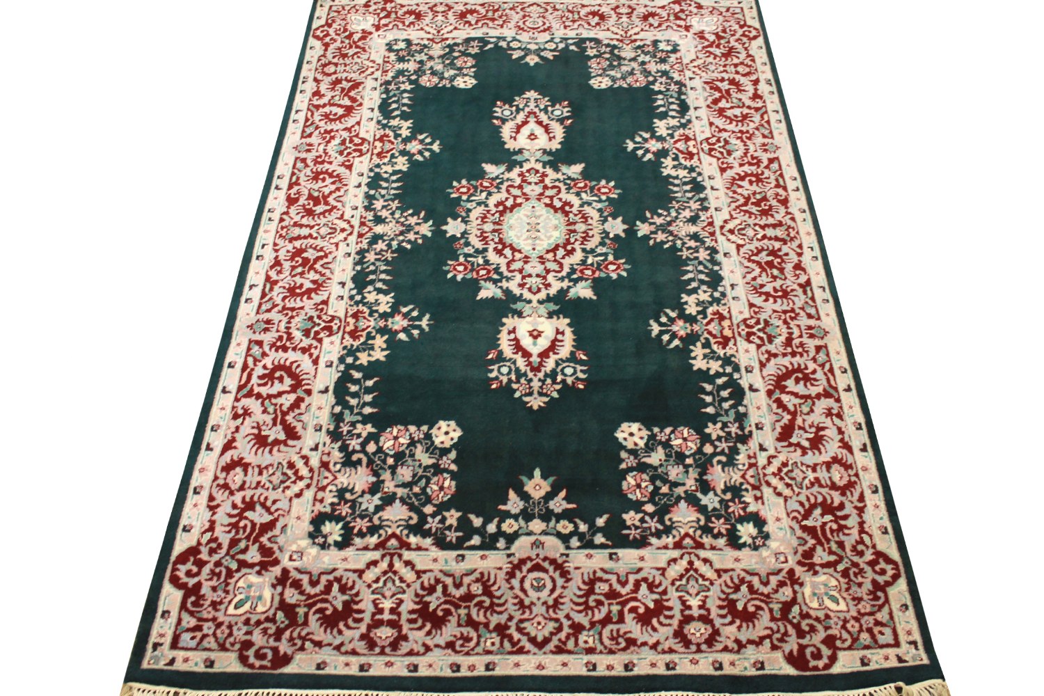 6x9 Traditional Hand Knotted Wool Area Rug - MR0182