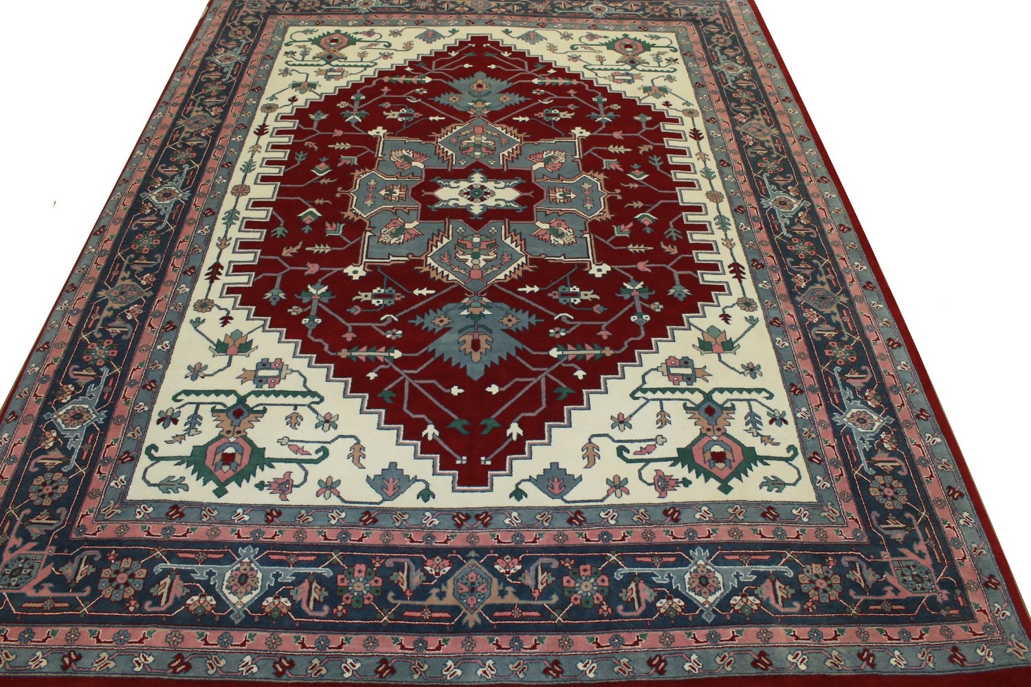 9x12 Heriz/Serapi Hand Knotted Wool Area Rug - MR0184