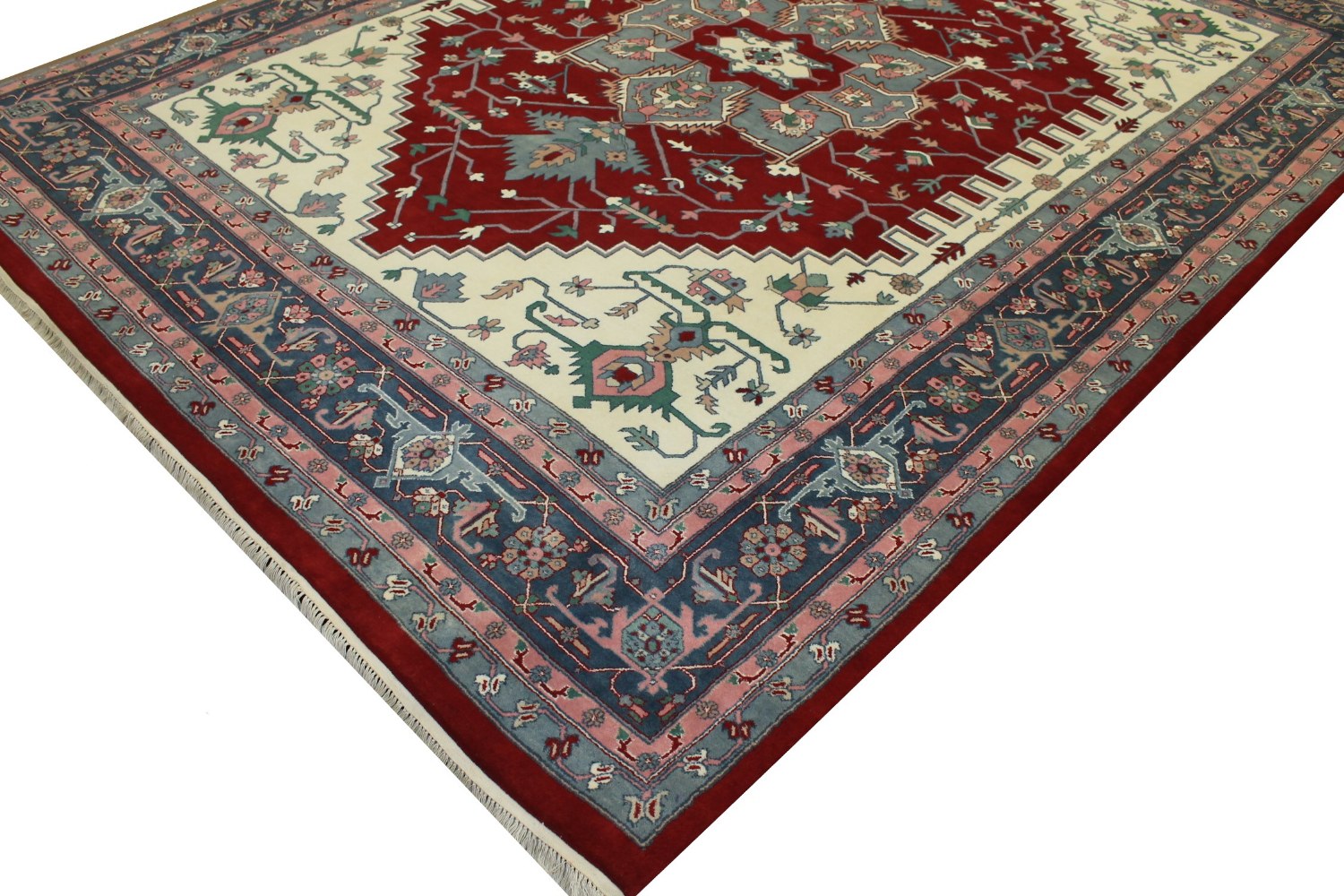 9x12 Heriz/Serapi Hand Knotted Wool Area Rug - MR0184