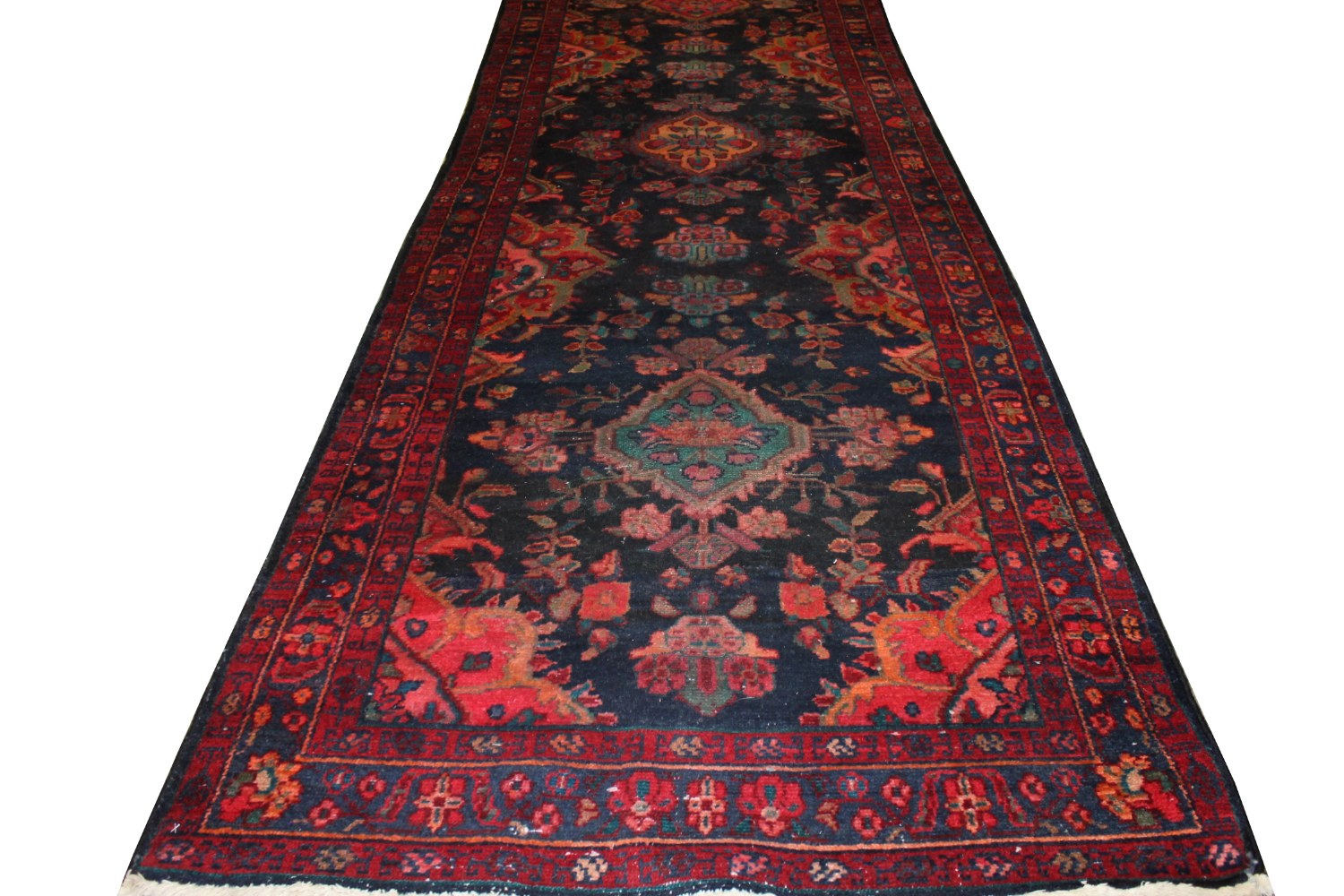13 ft. & Longer Runner Traditional Hand Knotted Wool Area Rug - MR020022