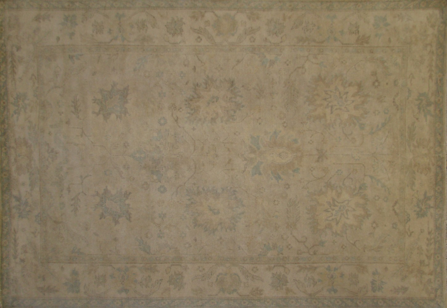 6x9 Oushak Hand Knotted Wool Area Rug - MR020174