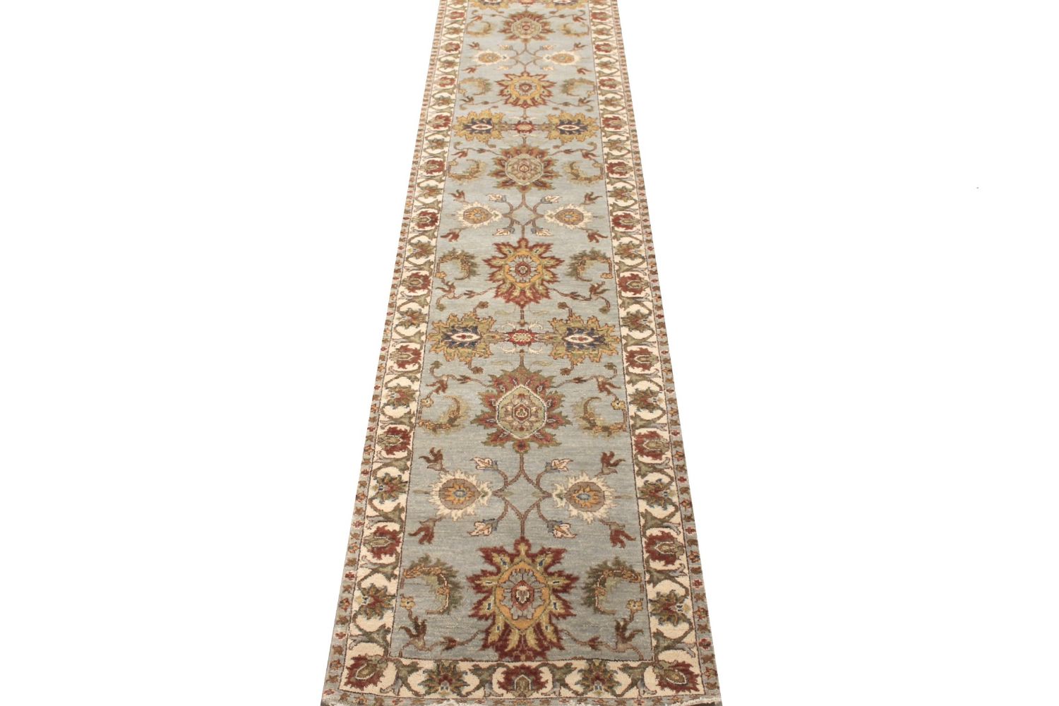 13 ft. & Longer Runner Traditional Hand Knotted Wool Area Rug - MR021142