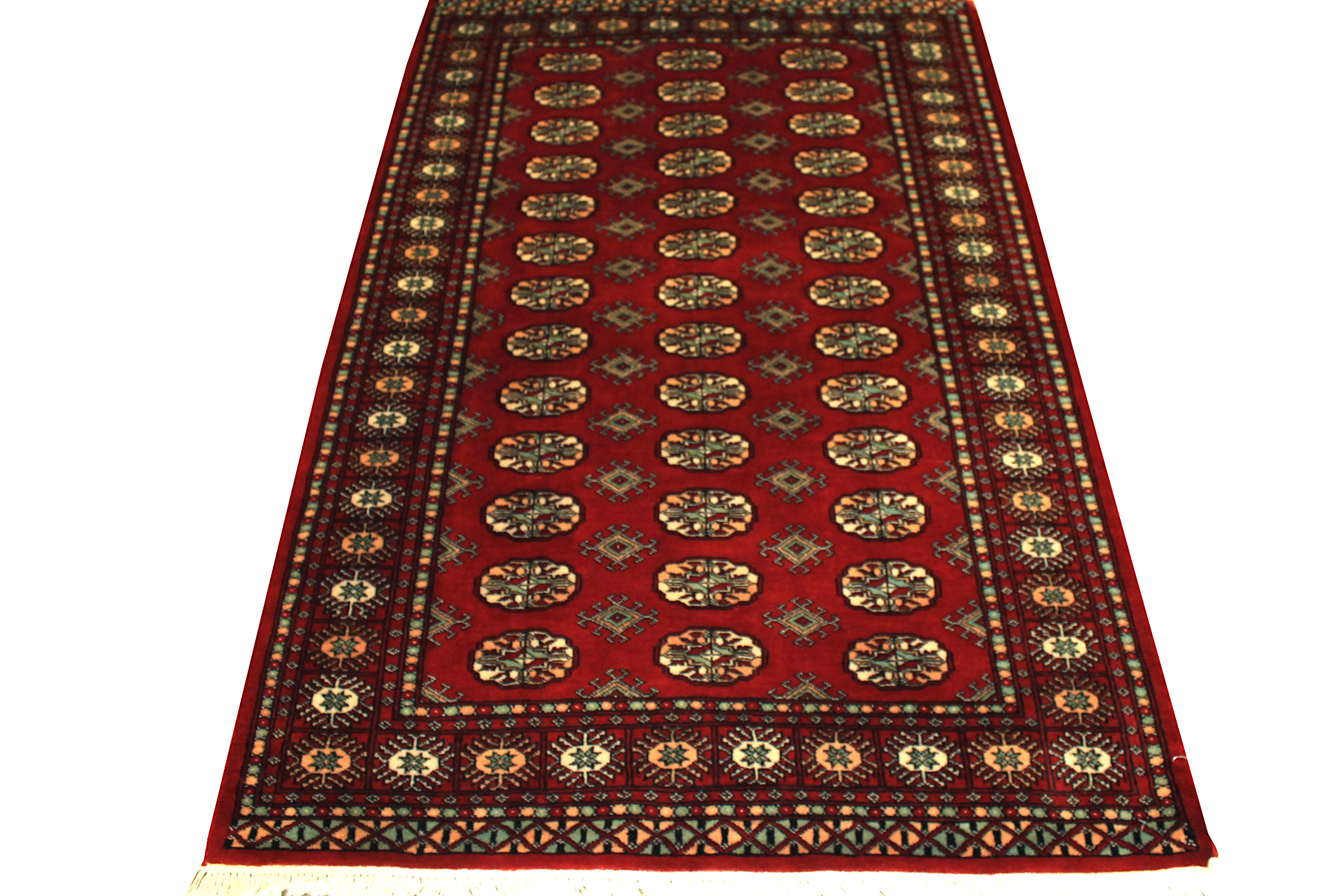 4x6 Bokhara Hand Knotted Wool Area Rug - MR021505