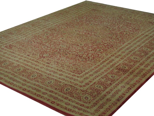 9x12 Antique Revival Hand Knotted Wool Area Rug - MR021648