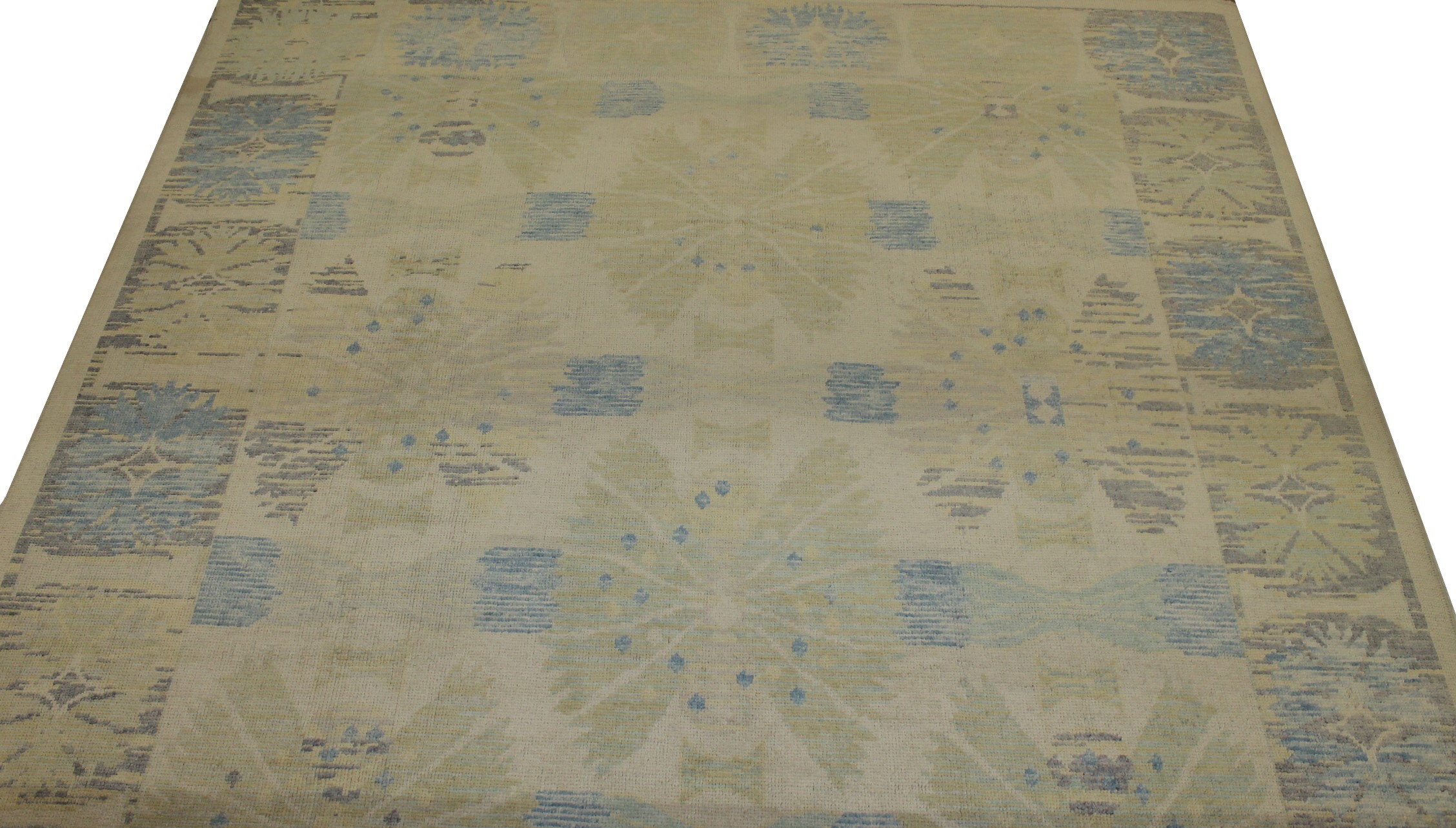 9x12 Oushak Hand Knotted Wool Area Rug - MR021668