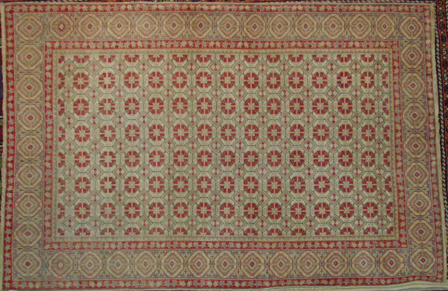 4x6 Oushak Hand Knotted Wool Area Rug - MR021675