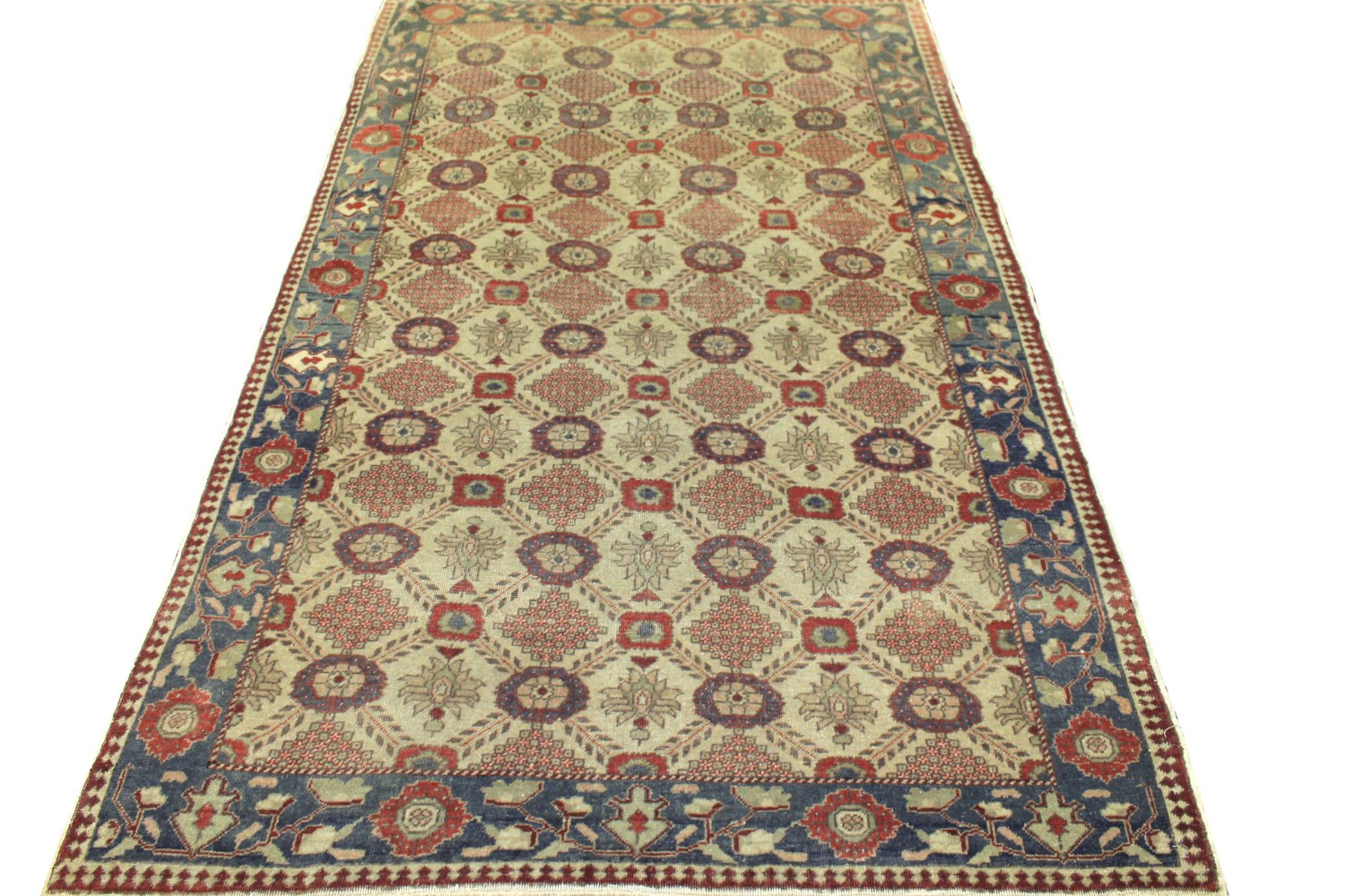 4x6 Oushak Hand Knotted Wool Area Rug - MR021676
