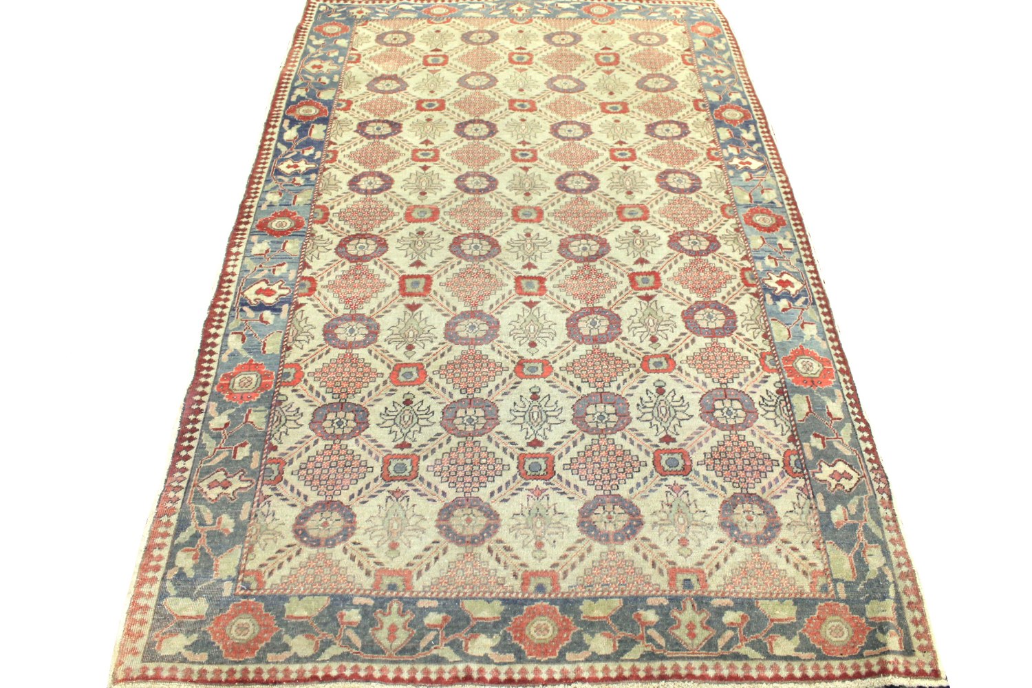 4x6 Oushak Hand Knotted Wool Area Rug - MR021676