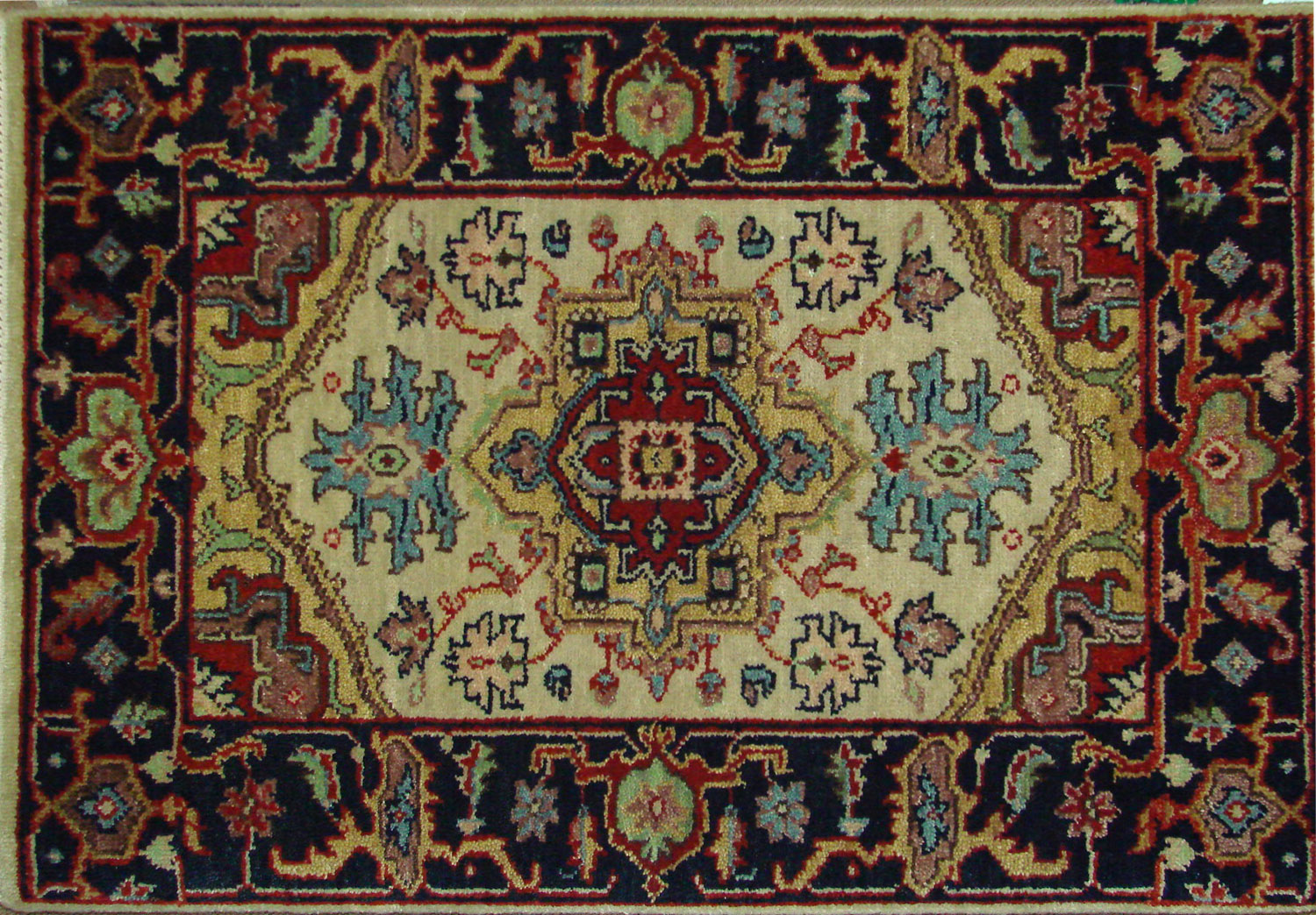 2X3 Heriz/Serapi Hand Knotted Wool Area Rug - MR021794